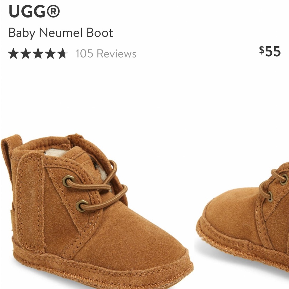 Baby ugg Neumel boot size 2/3 box included $55orig